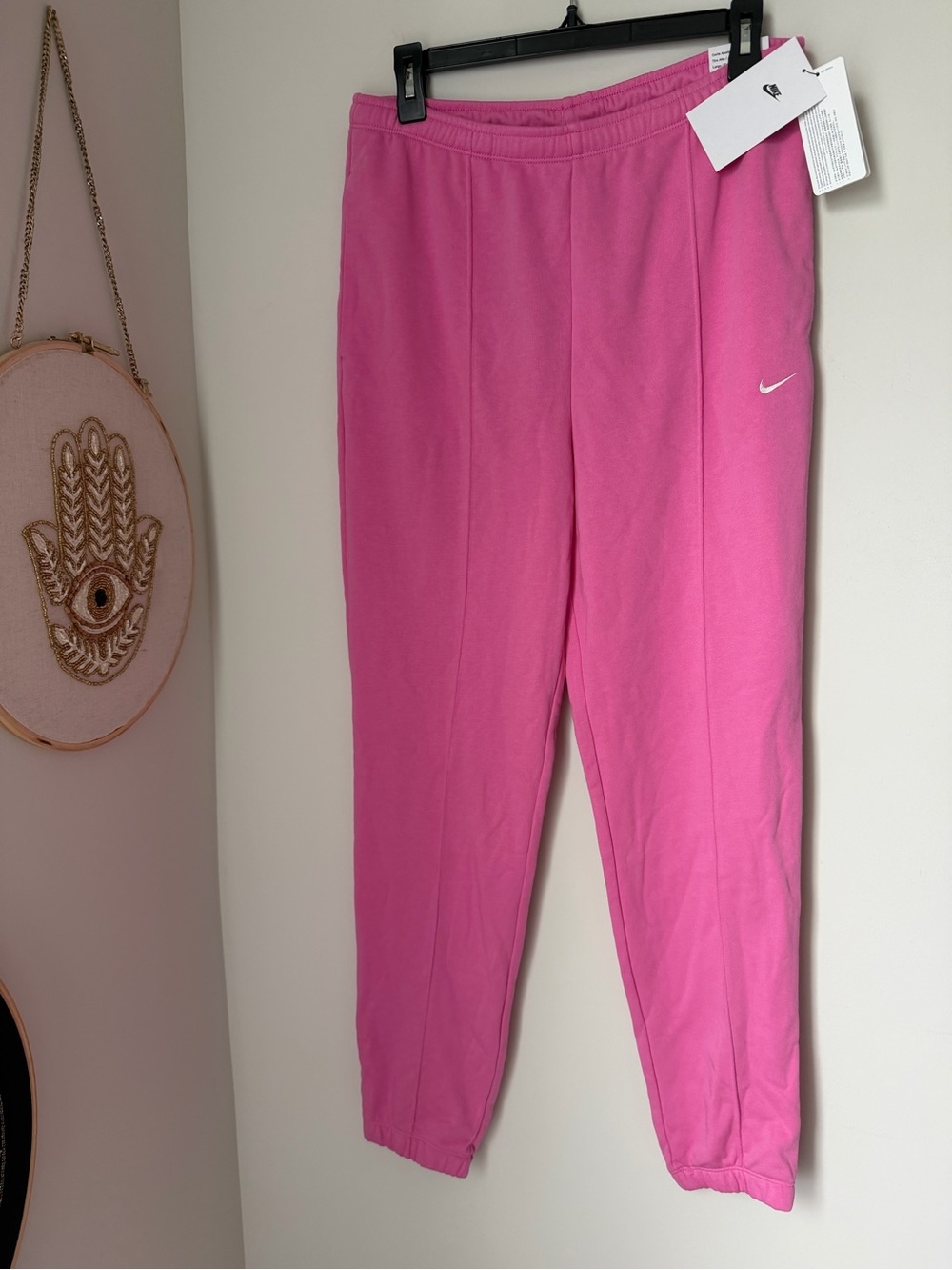 Nike Pink slim fit Joggers